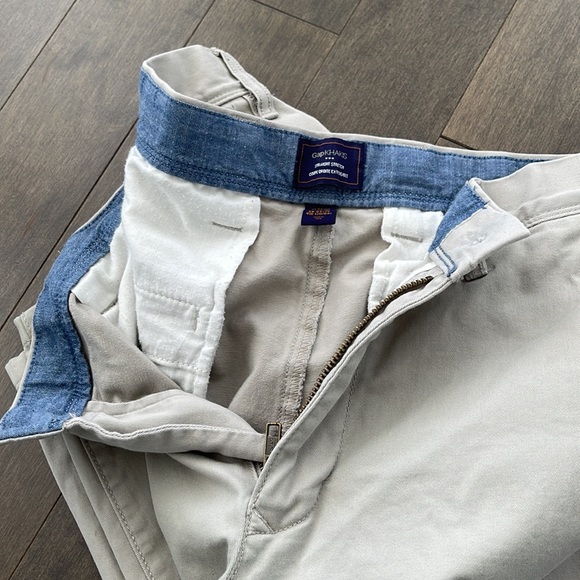 GAP Men’s Beige Tan Khakis Chinos Pants, Straight Stretch, Pockets, Summer Wear - Picture 6 of 12